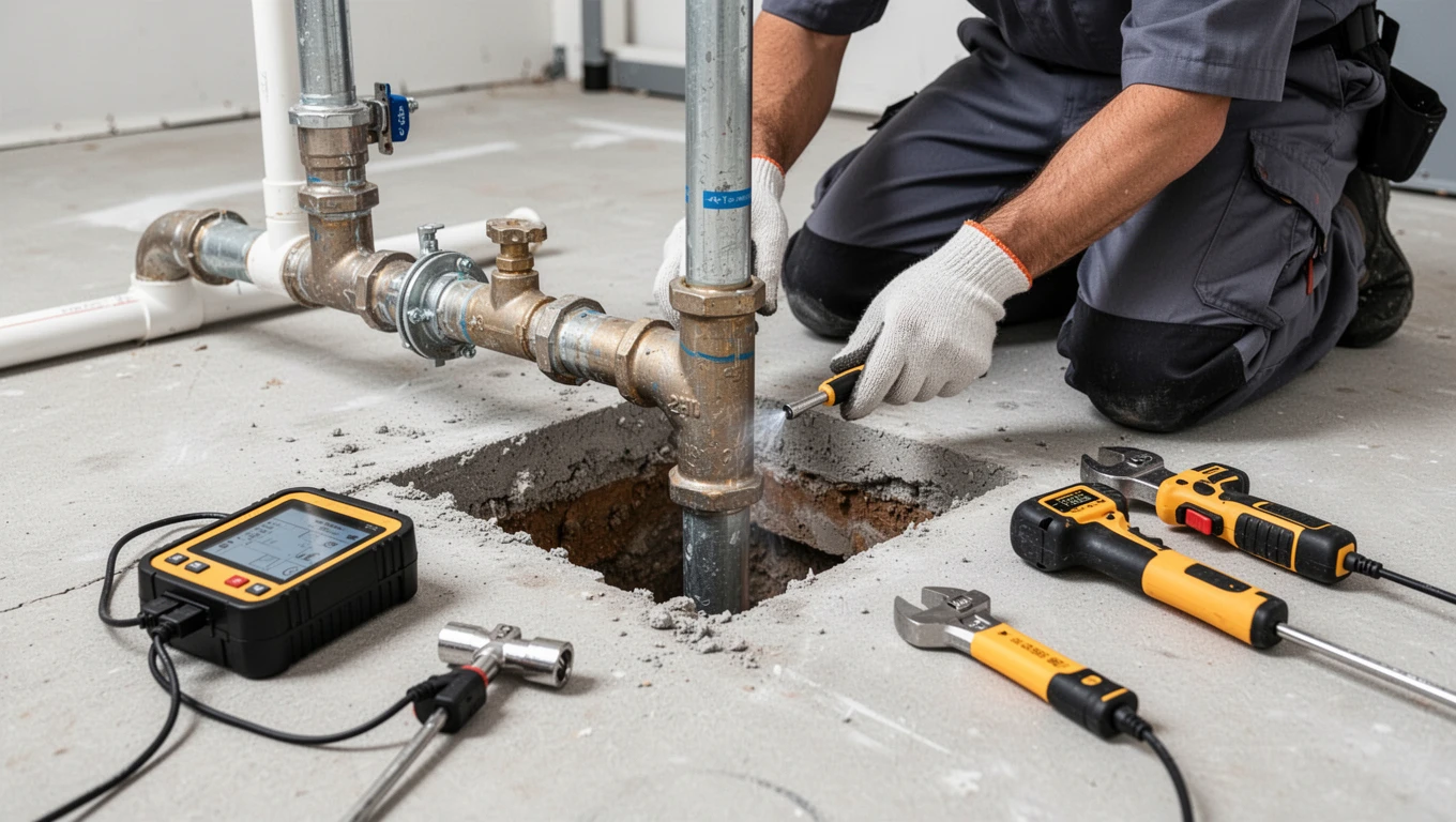 Slab Leak Detection